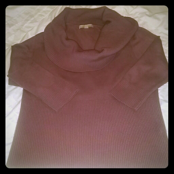 $7 or ☆5items for$25☆ Purple cowl neck sweater