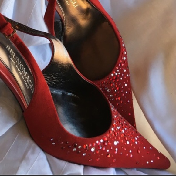 Bruno Magli Shoes - Bruno Magli Perfect Red Holiday Party Shoes Heels