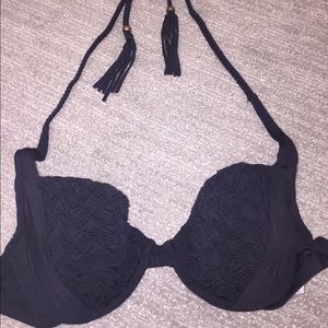 Nanette Lepore black L two piece bikini!
