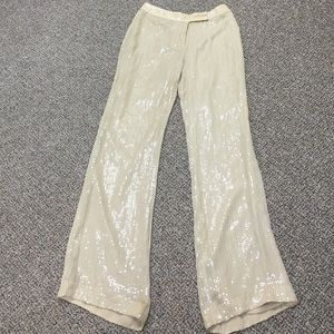 Nude sequined pants - amazing and timeless!