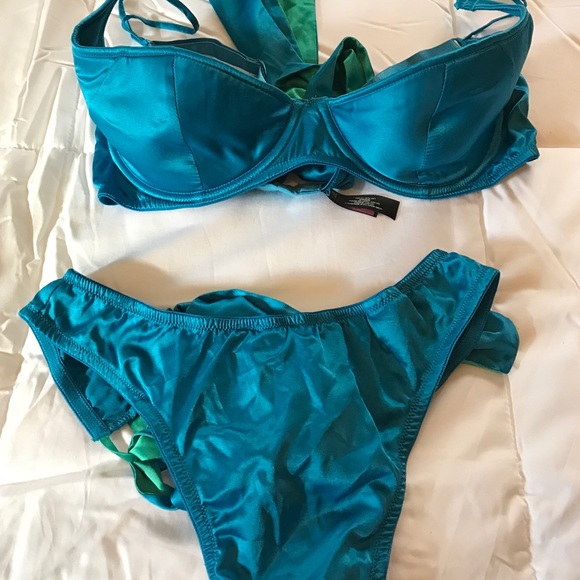 Victoria's Secret bra and panty set.