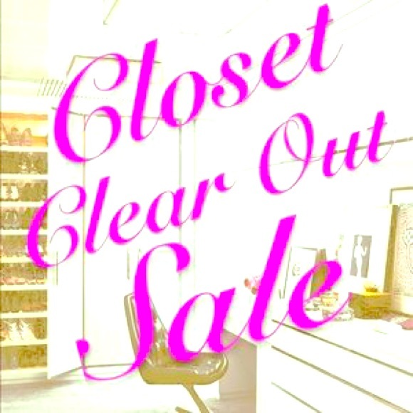 CLEARING CLOSET.......taking by a Posh break!
