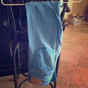 H&M electric skinny jeans