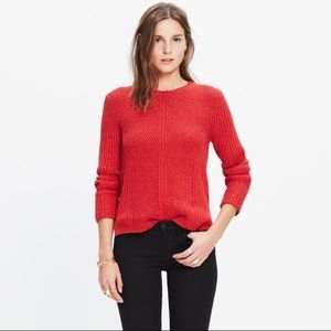 SALE Ivory Madewell textured hexcomb sweater