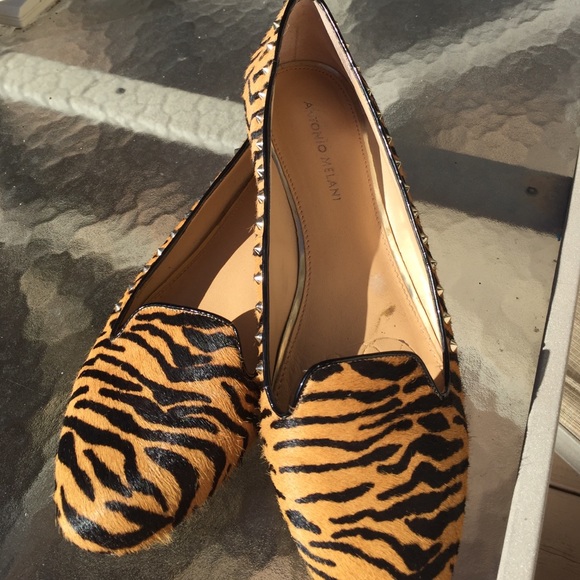 Antonio Melani cheetah flat