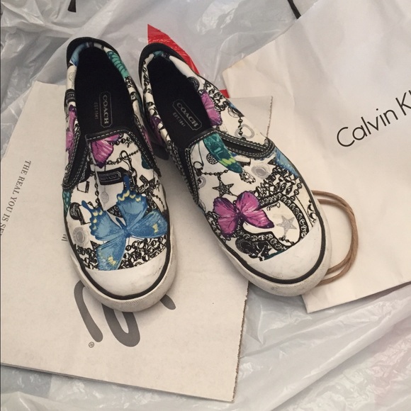 Coach slip on sneakers