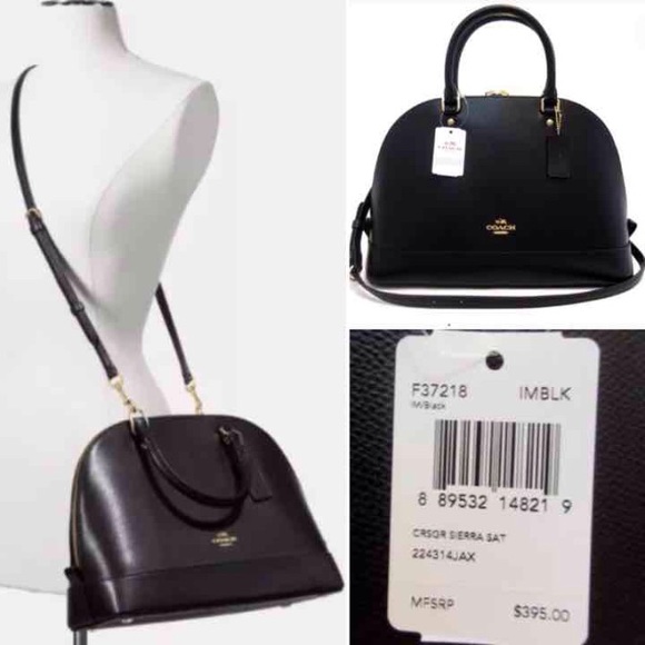Coach Handbags - 💋NWT COACH SIERRA SATCHEL IN CROSSGRAIN LEATHER👜