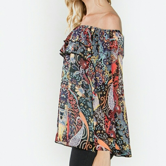 TERRI OFF THE SHOULDER TOP - Picture 3 of 4