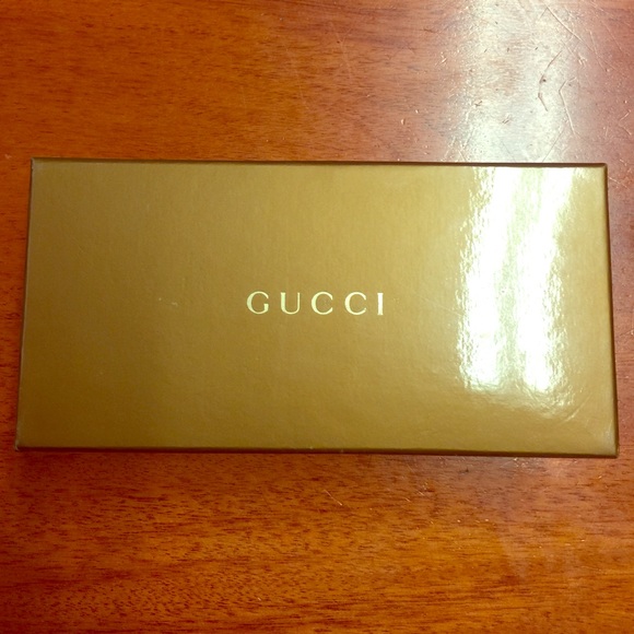 GUCCI- Authentic gold box. (box only)
