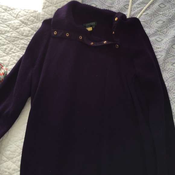 Ralph Lauren Button Neck Sweater