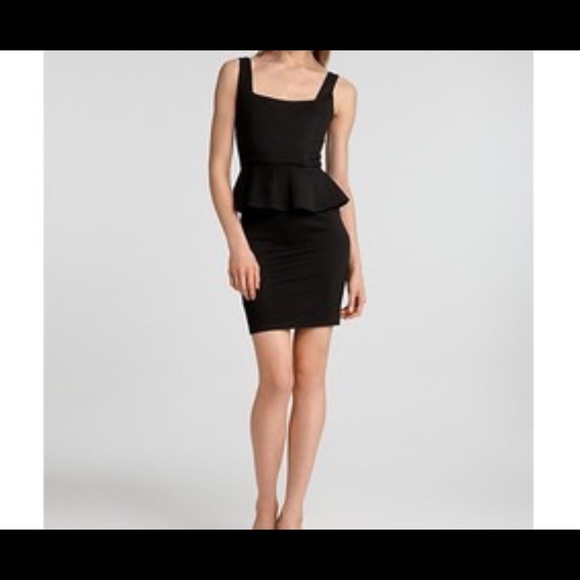 Alice + Olivia Georgina fitted peplum dress