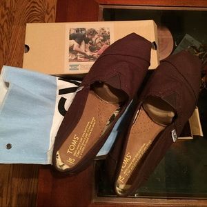 Toms Brown Canvas Women's Classics