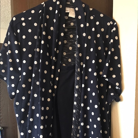 Top with cami underneath.