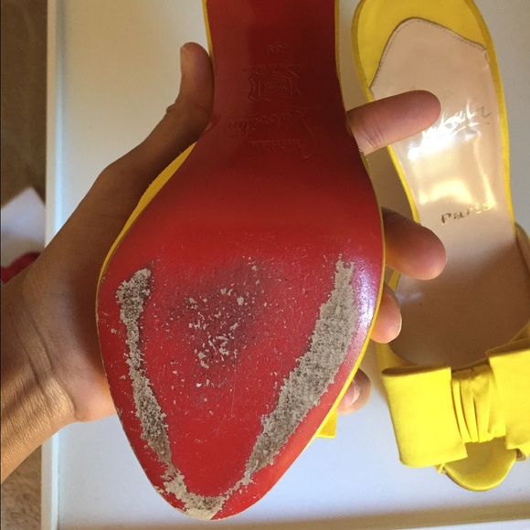 Christian Louboutin Jolie Noeud Mules SZ 39 - Picture 3 of 4