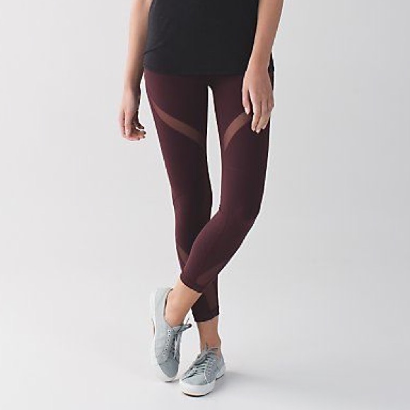 Lululemon Mesh High Times Leggings (BLACK)