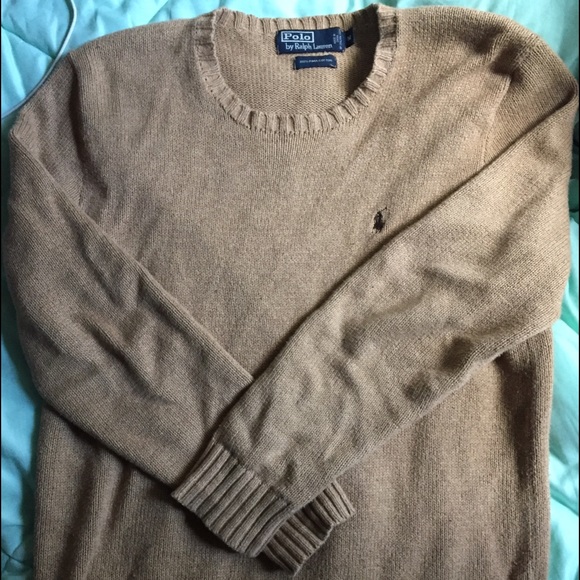 Polo by Ralph Lauren Beige Cotton Sweater