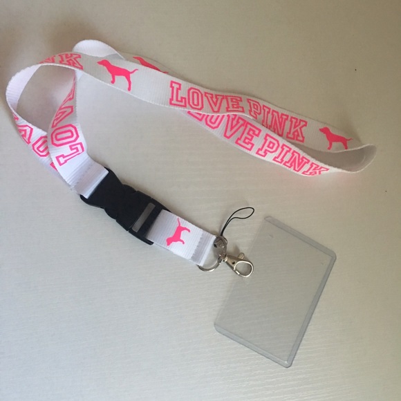 LOVE PINK ID LANYARD!!NEW!!