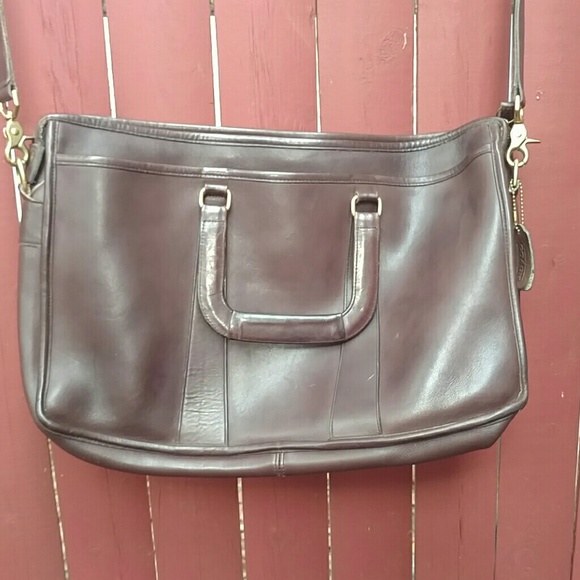 Vintage Coach Leather Briefcase or Laptop Bag