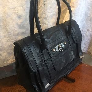 Frye Leather Satchel with Dust Bag