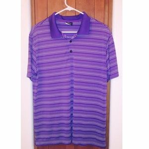 SOLD Men's Nike Golf Purple Striped Shirt
