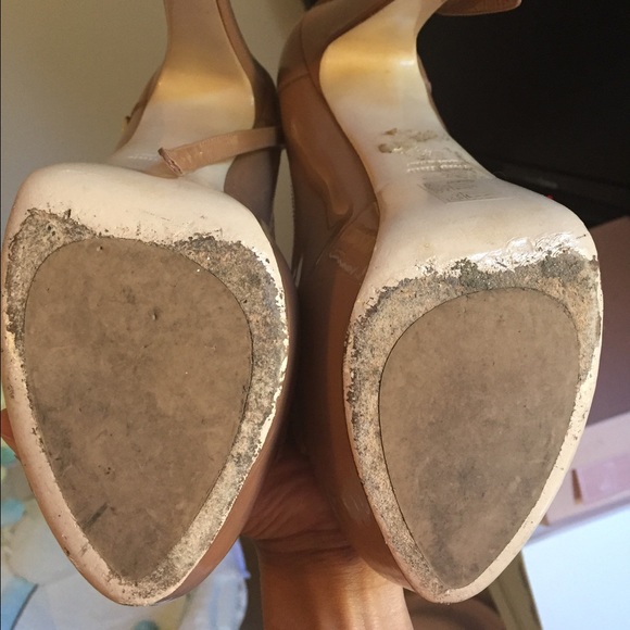 Mini Miu Nude loafer heels - Picture 4 of 4