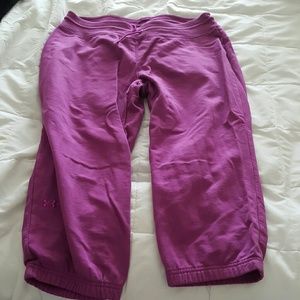 Under Armour pink/purple jogger pants