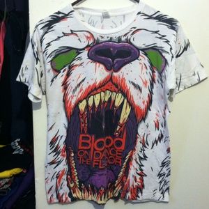 Blood on the face floor tee