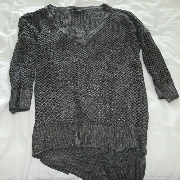 Rock & Republic grey skull sweater