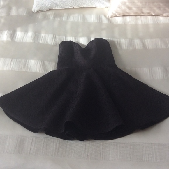 Strapless Black Dress