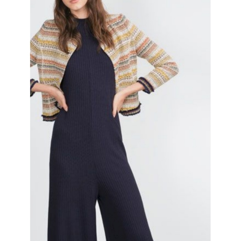 SALE! NWT Zara Yellow Tweed Blazer Size M