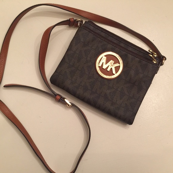 Michael Kors Fulton PVC Crossbody Purse