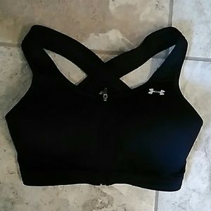 Under Armour zip-up sports bra