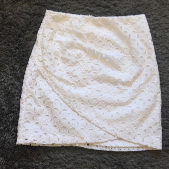 White skirt