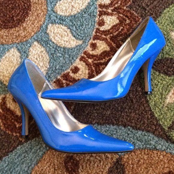 Bright Blue Heels