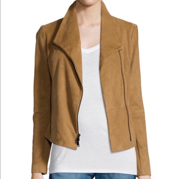 Vince scuba style suede jacket