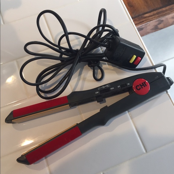 Chi Turbo Ceramic Hairstyling Iron, Red Velvet, 1"