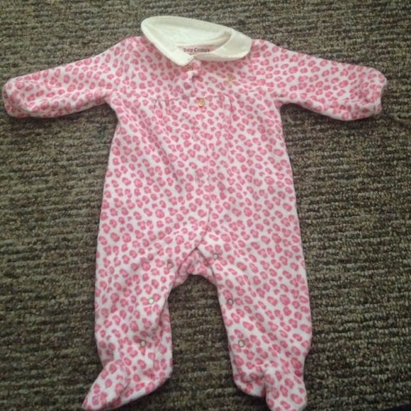 Juicy Couture baby pajamas