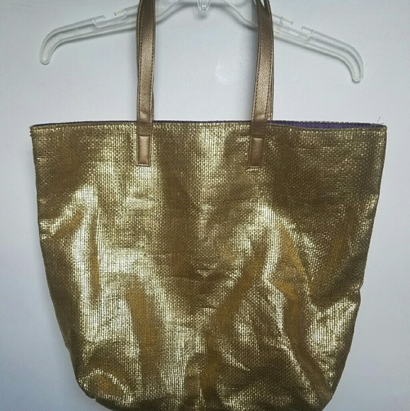Gold Travel Tote