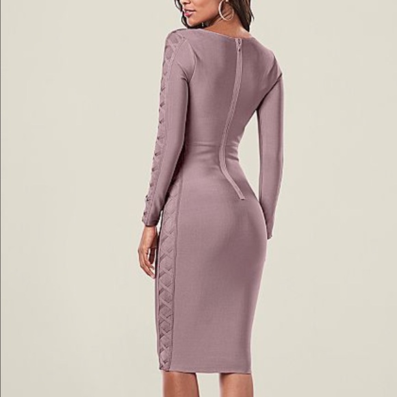 Black Spandex Figure-Flattening HOLDS-U-In Dress - Picture 2 of 5