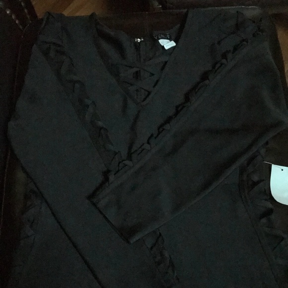 Black Spandex Figure-Flattening HOLDS-U-In Dress - Picture 5 of 5