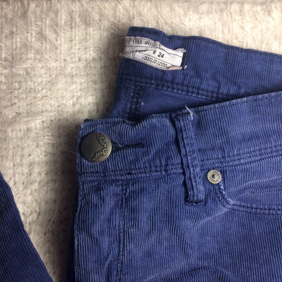 ✨LAST CHANCE ✨ Free people blue corduroy pants