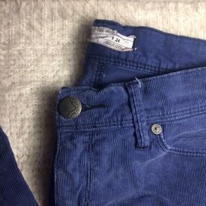 ✨LAST CHANCE ✨ Free people blue corduroy pants