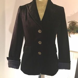 Banana Republic Velvet Blazer, Size 4
