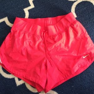 NWT Nike Dri-fit pink running shorts Sz S