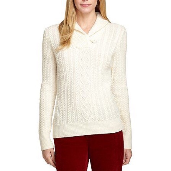 Brooks Brothers Knit Shawl Collar Pullover