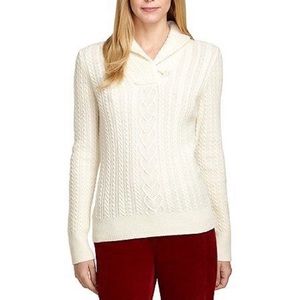 Brooks Brothers Knit Shawl Collar Pullover