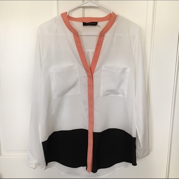 Color block blouse