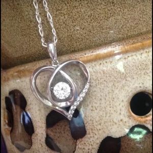 Silver Diamonds in Rhythm Necklace.