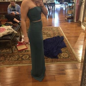 Two piece formal dress