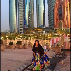 Flowy Printed Maxi Skirt